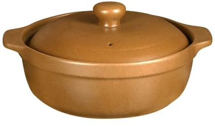 LSNNMU Casserole Dish Casserole Pots For Cooking Ceramic Cookware Stone Pot Cooking Unglazed Casserole Soup Pot(24cm)