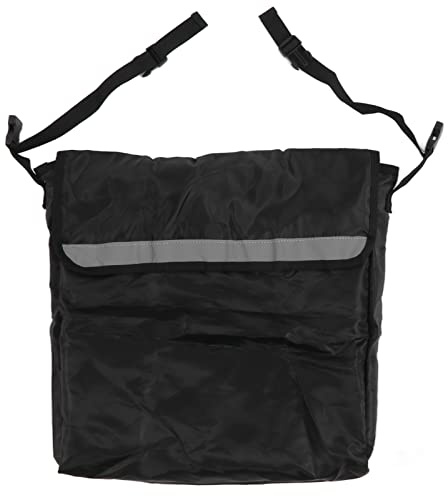 NinGYiYan Mochila para sillas de Ruedas - Bolsa de Accesorios de Silla de Ruedas eléctricas - Negro para la Parte Posterior de la Silla