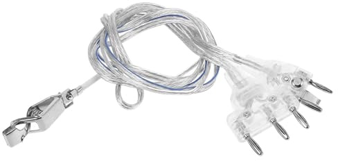 TEMPNAP Multifunktionales Fechtkabel Transparent für Säbel und Florett Langlebiges Zaunschnur-verbindungskabel mit Stabiler Leitfähigkeit für Wettkampf und Training im Fechtsport