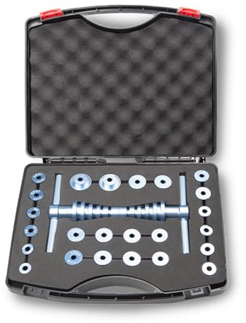 Kit De Pressage Pour Roulement De Cycle,Outil De Presse Pour Direction Vélo,Outil De Professionnel Montage De Moyeu De Vtt,Extracteur Roulement Velo,Installation,Pour Série Bb (Bleu)