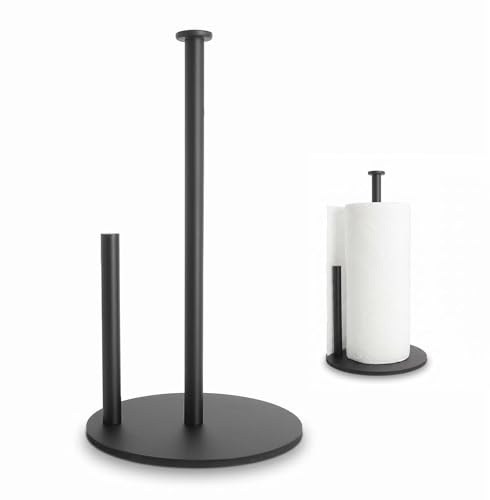 TLDBATICE Soporte para rollos de cocina, soporte para rollos de cocina, soporte para rollos de cocina, práctico portarrollos de acero inoxidable para cocina y hogar
