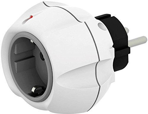 Ehmann 0460x0500 Überspannungsschutz-Zwischenstecker Weiß