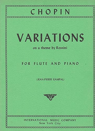 Chopin Variations on a Theme by Rossini for Flute and Piano