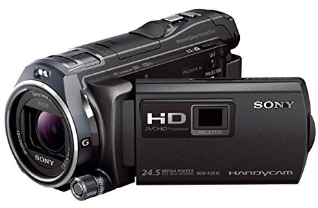 Sony HDR-PJ810 PJ-Serie Premium-Modell Camcorder (Full HD, 24,5 Megapixel, Sony G-Optik mit 12 fach Zoom, HDMI) schwarz