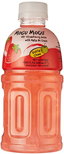 Boisson Nata coco Fraise MOGU MOGU 320ml Thailand - Lot de 12 pièces