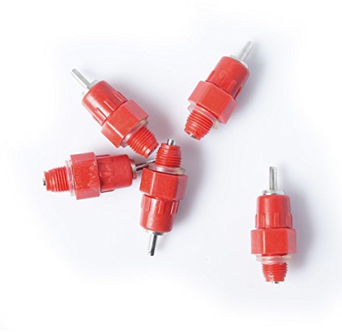 5 Pcs Buveur De Mamelon Buveur Automatique De Poulet Abreuvoir Buveur De Mamelon Poule Canard Volaille Vis Style De Boire À L'eau Feeder