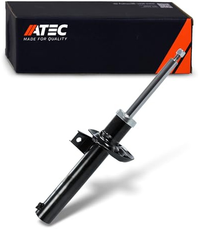 ATEC Germany 1x Gasdruck Stoßdämpfer Vorne Federbein Zweirohr | Kompatibel mit: AUDI A3, A3 Cabriolet, A3 Sportback, Q3, SEAT ALHAMBRA, ALTEA, ALTEA XL, LEON, TOLEDO III, SKODA OCTAVIA II