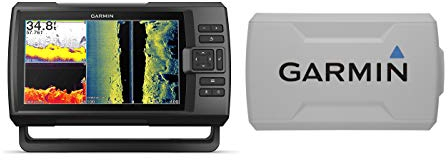 Garmin Striker Vivid 9sv Bundle with Transducer and Protective Cover, 9-inch Color Fishfinder, Vivid Scanning Sonar Color Palettes 010-02554-00