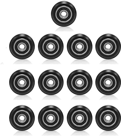 iMetrx (13PCS schwarz) Isolierung gegen Staub 3D Drucker Rollen Kugellager POM Rad 625zz Linearlager polykarbonat Kunststoff Riemenscheibe lager für Creality Ender 3,Ender 5 CR-10 /10S