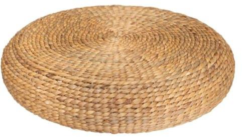 Atmosphera - Pouf Wond - Jacinthe d'eau tressée D55 cm