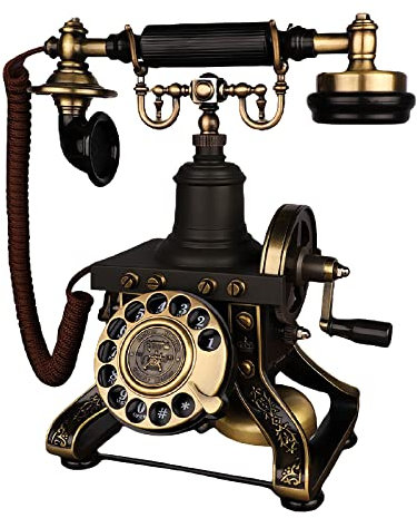 ZXNQ Téléphones Antiques avec Fil, Téléphones à Sonnerie pour la Cuisine à la Maison, Bureau d'hôtel