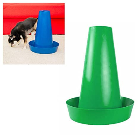 PIPPi WC per Cani Maschi – Vasino per Cani da Interno ed Esterno – Colonna Orinatoio Lavabile – Alternativa alla Traversina Confezione da 1 Verde