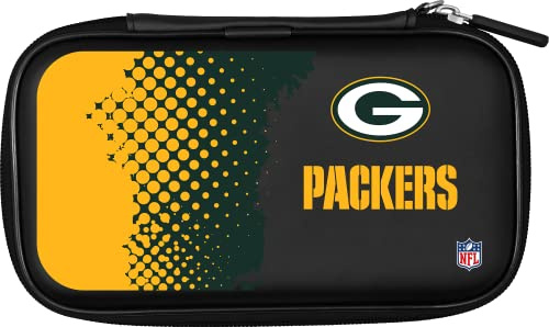 Offiziell lizenzierte NFL Green Bay Packers Professionelle EVA-Darttasche (W427), Schwarz , Offiziell lizenzierte NFL Green Bay Packers Professionelle EVA-Darttasche (W427)