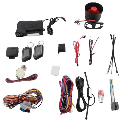HUIOP Démarreur à Distance de Voiture,Alarme antivol de Voiture Système de démarrage à Distance PKE Entrée sans clé BT Démarreur de Moteur à Distance Kit de Verrouillage Central Alarme de Vibration