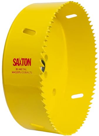Saxton HSS Hole Saw Cutter M42 Bi-Metal 8% Cobalt Heavy Duty (14mm – 230mm) (127mm)