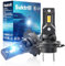 Suktrill Bombillas de Coche y Moto,H7 LED 28000LM lámpara para Faros,Kit de conversión de halógeno de 12V 6000K,Ajuste Directo Ultra Compacto, 500%, Juego de 2.Incompatible con el CANbus.