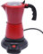 Macchina Caffè 480W Caffettiera Elettrica 300ml con Base Per 6 tazze Espresso Moka Elettrica Macchina Caffè Portatile per Casa, Festa, Caffetteria, L'ufficio, Dormitorio, Negozio Tè Al Latte