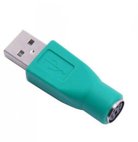 Cavo adattatore da USB a PS/2, verde, 3 pezzi