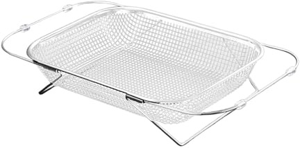 Fenteer Égouttoir à Vaisselle Extensible Panier de Vidange D'Évier Passoire à Mailles Fines Séchoir En Acier Inoxydable Adapté pour La Cuisine Le Lavage Des, 33 Cm X 24.5 Cm X 8