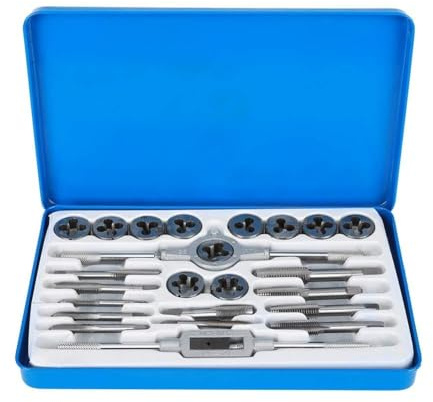 Set filiera Maschi e Filiere M3 - M25 in acciaio alto carbonio - Precisione elevata e lunga durata per professionisti e hobbisti