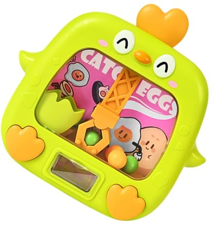 Macchina per artigli interattiva - Gioco afferra pollo, giocattolo 9x8 pollici con effetti sonori, distributore automatico di caramelle elettronico, mini macchina con design luminoso, gi