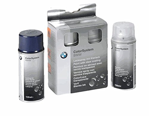 BMW - Set di vernice spray originale a doppio strato blu marino metallizzato, A76