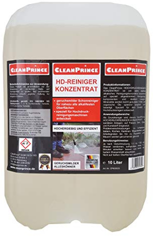 10 Liter Kanister CleanPrince HD-Reiniger HD Hochdruck Hochdruckreiniger KONZENTRAT