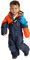 Killtec Schneeanzug Kinder Kesley Mini - Skioverall mit Kapuze - 10.000 mm Wassersäule - Skianzug für Jungen und Mädchen, Dunkelnavy, 122/128