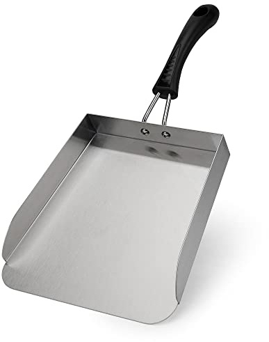 Stanbroil Stainless Steel Griddle Mover Smash Burger Food Shovel Grill Spatula Great for Stir Fry and Move Food, 13