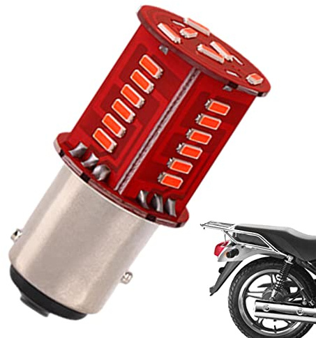 Jomewory Bombilla LED para luz de Freno de Motocicleta | Luz Trasera LED estroboscó de Advertencia con Bombilla de Alto Brillo | Coches Luz de Freno Luz Trasera del vehículo Bombilla