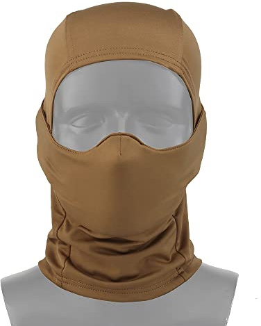 WarmHeartting Cagoule Respirante Masque en Silicone Style Ninja Couvre-Chef Tactique Gen 2 avec Protection intégrale du Visage Capuchon de Doublure de Casque pour la Chasse Airsoft Cyclisme