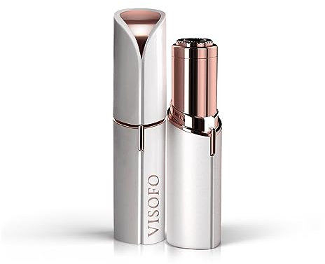 Hårborttagning Ansikte för Kvinnor | Elektrisk Rakapparat Liten Mustasch Dermaplaning Borttagare Verktyg Pincett Epilator Trimmer Ansikte Dermaplane Rakhyvlar Skönhet Gadgets Set av VISOFO (Coral)