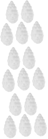 TEHAUX 15stücke Polystyrene Für -projekte Hochwertige Langlebige Schaumstoffkugeln Kreativen Gestaltung Und Kinderaktivitäten Für Bastelideen Und Raumdekoration