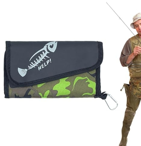 Fiske midjeväska, midjepås påse,Lure förvaringspåse - Bärbar multifunktionell fiskeutrustning Organisator Box Midjeväska, för lockar Baits Hook