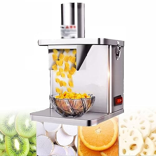 Electric Vegetable Choppers Electric Slicing Machine Electric Vegetable Slicer Electric Vegetable Cutter Commercial Carrot Stainless Steel Vegetable Cutter Dice Chopper Onion Potato Cutter F
