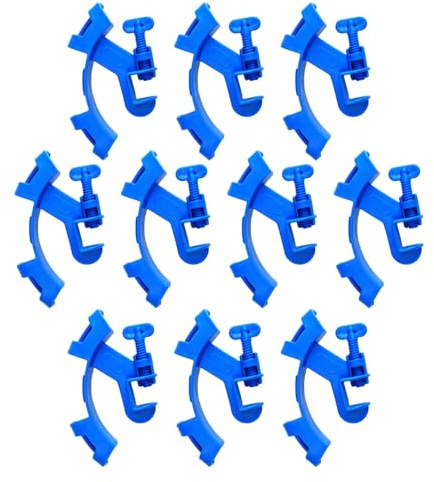 GLEAVI 10Pcs Aquarium Fish Tank Hose Clamps Water Pipe Tube Holders Clips for Water Change Tasks Secure Fixing Suitable for Aquarium Tubing
