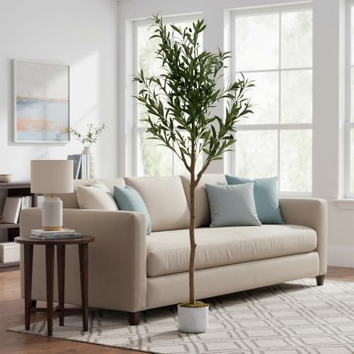 GarveeLife Artificial Olive Tree 120 cm / 130 cm / 150 cm / 160 cm Artificial Plant Large in Pot Mediterranean Decoration for Garden, Living Room and Office