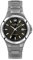 Dugena Herren-Armbanduhr 4460531, Quarz, schwarzes Zifferblatt, Titangehäuse, Saphirglas, Titanarmband, Drückerfaltschließe, 5 bar