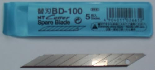 NT BD-100 - Lame per taglierina curva, 30 gradi, 5 pezzi