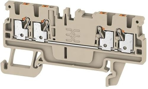 Weidmüller Morsetto passante A4C 1.5 1552690000, grigio, 100 pezzi.