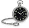 Hermann Jäckle Konstanz Taschenuhr – 47 mm Quarzwerk, Mineralglas, Kette & Reiseetui I Qualitätshandwerk