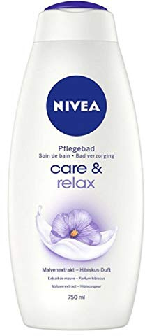 Nivea Cremebad - Care & Relax - für Frauen jeden Alters und alle Hauttypen - 6er Pack (6 x 750 ml)