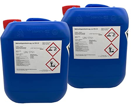 Bemango Chlorbleichlauge Natriumhypochlorit ca. 12% Chlor, 2x12 kg