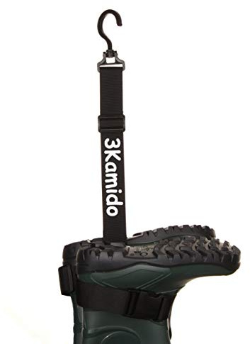 3Kamido® Verstellbare Kleiderbügel für Wathose Watstiefel Stiefel, Gummistiefel, Motocross Stiefel, Gürtel für Trocknen Wathose