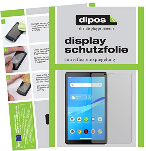 dipos 2x Displayschutzfolie matt für Lenovo Tab M7 | Antireflex, entspiegelnd, passt perfekt, Ultra-Dünn, kratzfest, blasenfrei, Fingerprint-kompatibel, selbstklebend