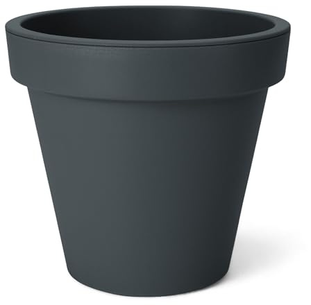 Spetebo XXL Växtkruka – Ø 25 cm – plast blomkruka stor blomkruka planteringskruka