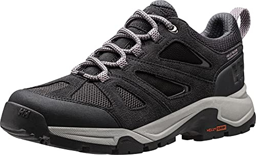 Helly-Hansen Womens Switchback Trail LoHT Performance Lightweight Hiking Sneaker Shoe, 990 Black/Dusty Syrin, 7F