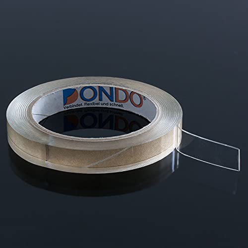 DonDo Dichtband Seal Glasklar selbstklebend Hochleistungs Dichtband transparent wasserdicht (15mm x 3m, transparent)