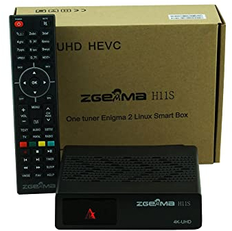 Decoder ZGEMMA H11 S DVB-S2X, Enigma2 Pip, Multistream 4K UHD 4K 2016P