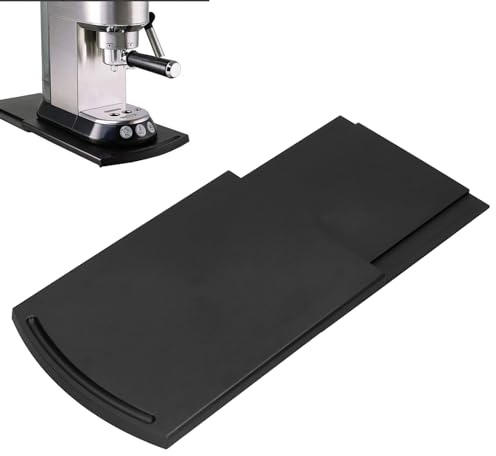 Kitchen Appliance Sliding Tray, Premium ABS Material Base Sliding Shelf with Smooth Rolling Wheels, Under Cabinet Appliance Toaster Coffee Maker Countertop Storage Moving Slider